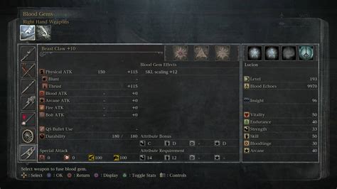 bloodborne weapon calculator.
